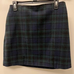 Plaid mini skirt